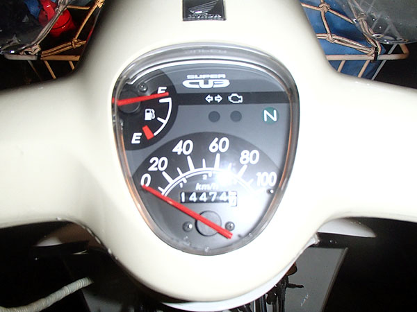 １４，４７４ｋｍで今回の走行距離、１，２２３ｋｍ